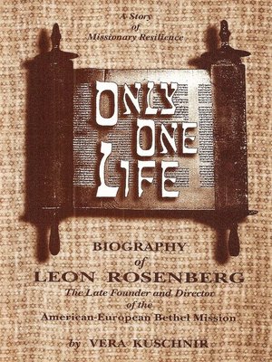 cover image of Only One Life